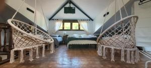 Ένα ή περισσότερα κρεβάτια σε δωμάτιο στο Casa Luisin