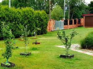 Vonkajšia záhrada v ubytovaní holiday home in Nowe Warpno