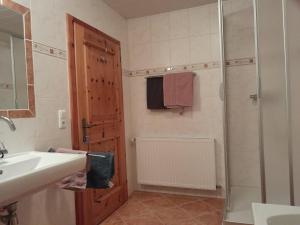 Koupelna v ubytování Ferienhaus zur Birke