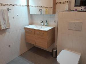 Koupelna v ubytování Ferienhaus zur Birke