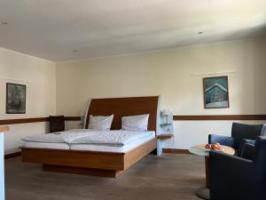 Voodi või voodid majutusasutuse Gasthaus Zur Noll toas