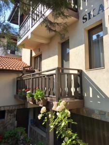 Balkón nebo terasa v ubytování Guest house Skabrin