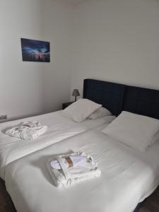 Postel nebo postele na pokoji v ubytování Villa Berlioz