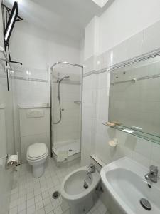 Koupelna v ubytování Hotel Caracas