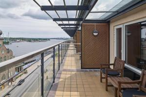 Balkón nebo terasa v ubytování Scandic Sjöfartshotellet