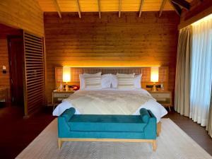 Letto o letti in una camera di The Postcard Hideaway, Netravali Wildlife Sanctuary, Goa