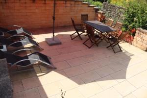 Patio nebo venkovní prostory v ubytování Ferienwohnung Honacker