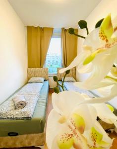 Postel nebo postele na pokoji v ubytování Comfortable 5BR shared Apt Well Connected Location