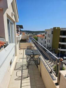 Balkón alebo terasa v ubytovaní Apartments city center M&M