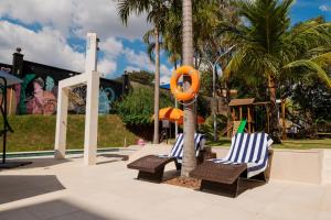 Um jardim em Intercity Vinhedo
