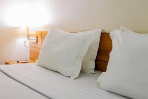 Cama ou camas em um quarto em Intercity Vinhedo