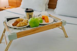 Comida no hotel ou em algum lugar perto