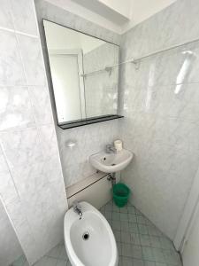 Koupelna v ubytování Hotel Caracas