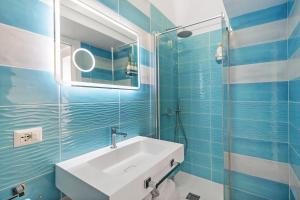 Koupelna v ubytování Lubrense Signature Suites