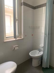 Koupelna v ubytování Hotel Sissi