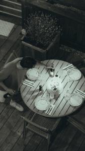 Nápoje v ubytování Auberge chez Mado et Augusta