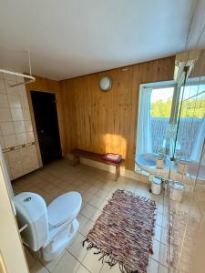 Koupelna v ubytování Eha Farmstay