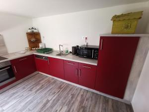 Η κουζίνα ή μικρή κουζίνα στο Appartement duplex