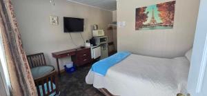 Postel nebo postele na pokoji v ubytování Motel Leblanc