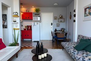 Η κουζίνα ή μικρή κουζίνα στο Charme Alto Teresópolis