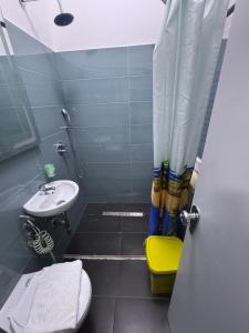 Koupelna v ubytování Hotel MDP