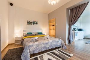 Katil atau katil-katil dalam bilik di Apartments with parking spaces Rovinj - 24549 +11 gambar