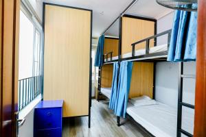 Postel nebo postele na pokoji v ubytování Panda Backpackers Hostel - the best choice in Hà Nội Old Quater