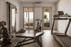 Fitness centrum a/nebo fitness zařízení v ubytování Gerofinikas Boutique Hotel