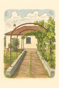 un'illustrazione di un arco davanti a una casa di Maison proche Clermont-Fd entre CHU et Cézeaux -Parking a Beaumont