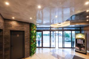 Kuchyň nebo kuchyňský kout v ubytování Family Hotel Gotse Delchev