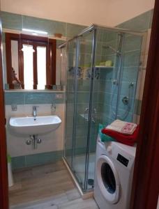 Koupelna v ubytování Verde Sole