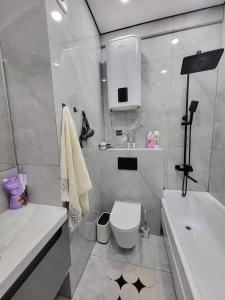 Koupelna v ubytování cosy apartment