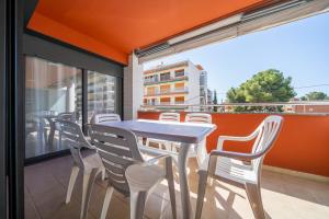 Balkón alebo terasa v ubytovaní Apartaments Lamoga- Spai