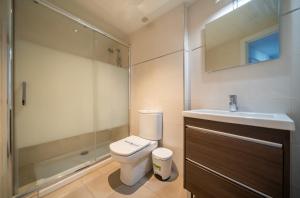 Kúpeľňa v ubytovaní Apartaments Lamoga- Spai