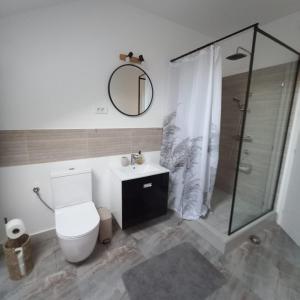 Koupelna v ubytování B&B Baš Baštica