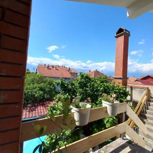 Balkón nebo terasa v ubytování B&B Baš Baštica