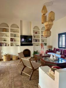 Posezení v ubytování Le Rubis Oriental Marrakech