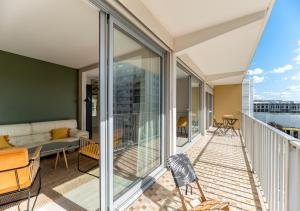 Μπαλκόνι ή βεράντα στο Grande chambre privée, Rouen Centre, Colocation