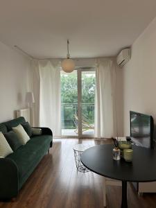 Χώρος καθιστικού στο Kapart Rzeszów Apartment