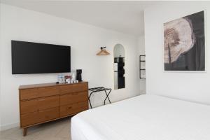 Ένα ή περισσότερα κρεβάτια σε δωμάτιο στο Lumberjill Lodge Room 1