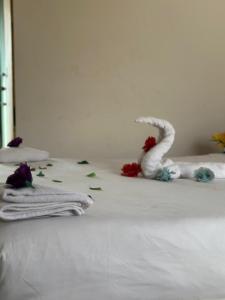 Кровать или кровати в номере Go Vibes Pyramids View INN