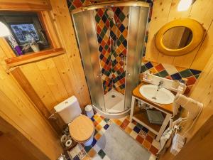 Koupelna v ubytování Chalet Margaretka High Tatras