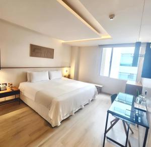Letto o letti in una camera di Hotel Finlandia