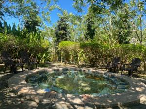 Zahrada ubytování La Puerta de Malacatiupan