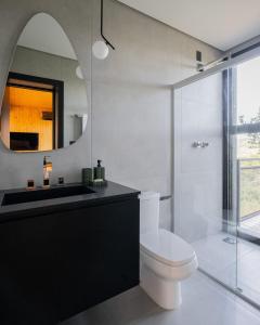 Koupelna v ubytování Villa Teza - Cabana - Serra Gaúcha + 51 fotografií