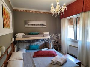 Кровать или кровати в номере Hotel Minerva