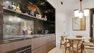 Kuchyň nebo kuchyňský kout v ubytování Alpen Ferienhaus Tannberg Lech + 6 fotografií