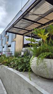 En have udenfor Apartamento en Armenia - Con Piscina