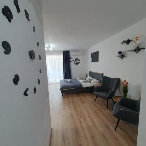 Posezení v ubytování Apartament Relaxa Green 2 Studio AC Parking