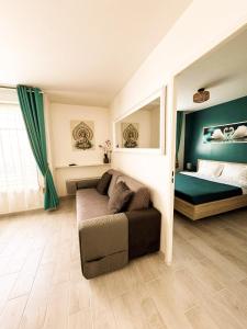 Ένα ή περισσότερα κρεβάτια σε δωμάτιο στο Appartement Magnolia 40m2, wifi gratuit et parking +34 φωτογραφίες
